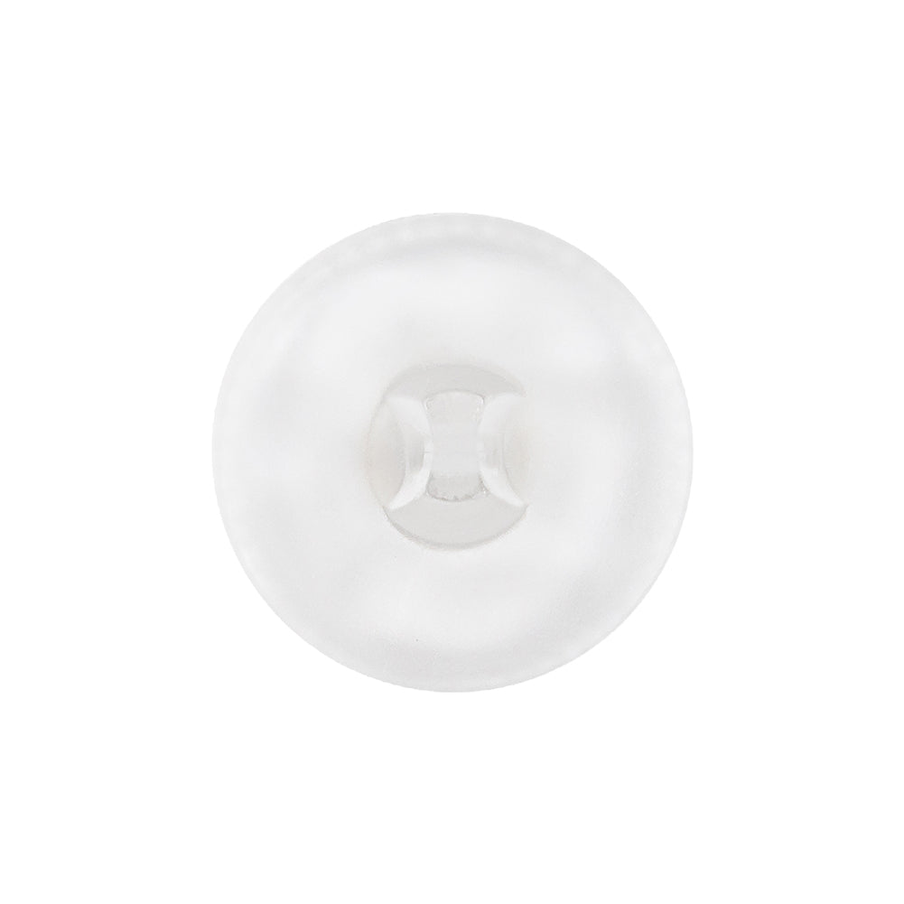 Transparent Molded Shank Back Plastic Button - 36L/23mm Detail