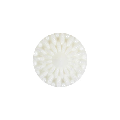 White Rays Molded Shank Back Plastic Button - 30L/19mm