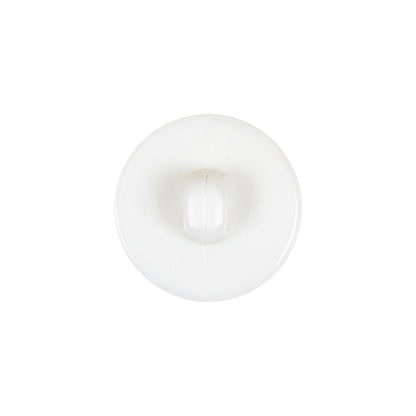 Italian White Faceted Center Floral Molded Shank Back Plastic Button - 30L/19mm Detail