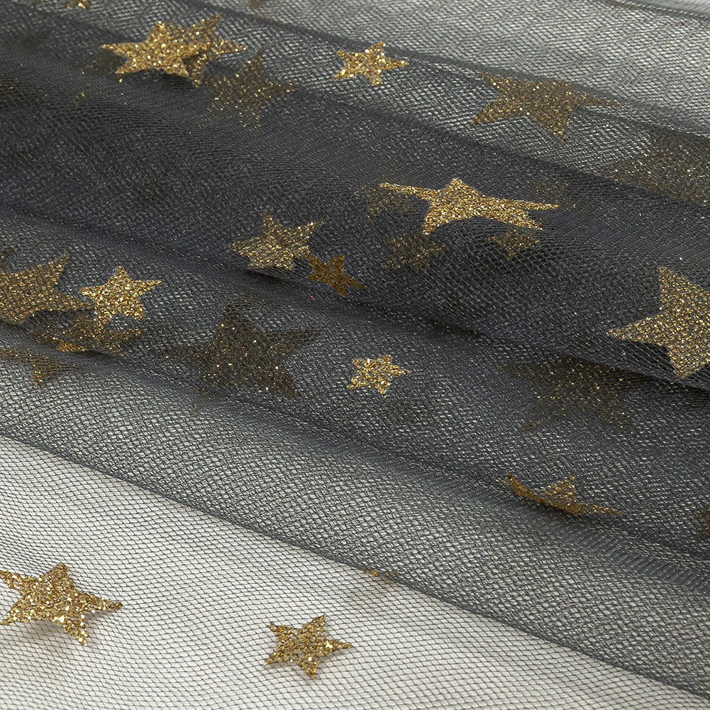 Starry Glitter Tulle - Folded