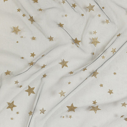Starry Glitter Tulle - Storm
