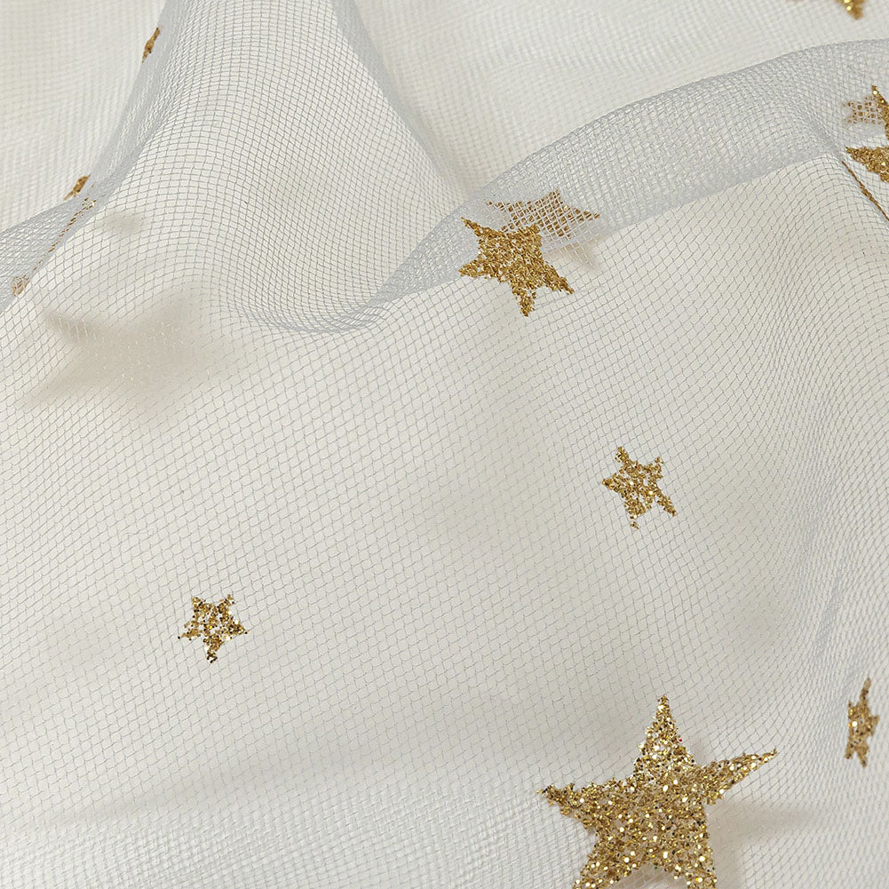 Starry Glitter Tulle - Tradewinds Folded