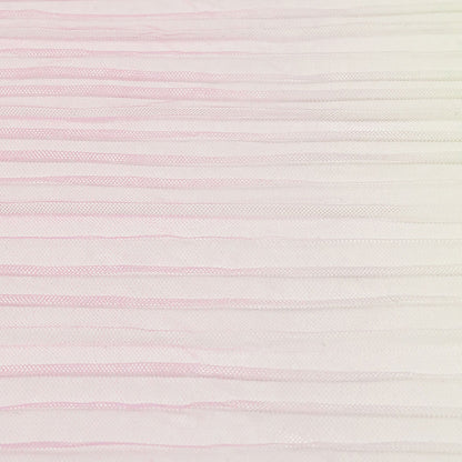Pastel Rainbow Ombre Stripes Pleated Tulle Folded