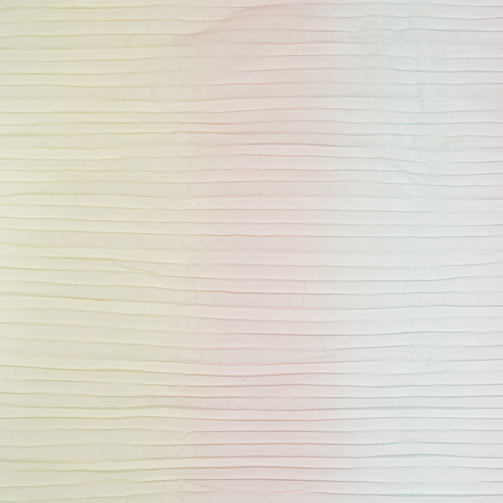 Pastel Rainbow Ombre Stripes Pleated Tulle