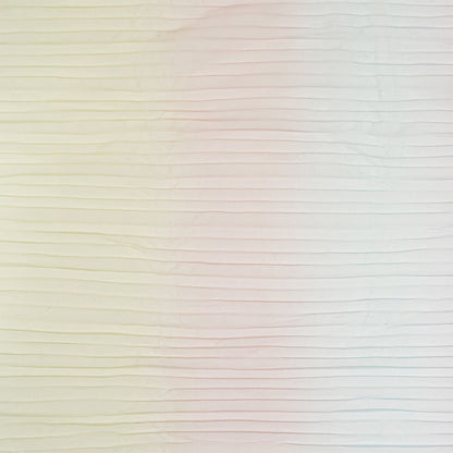 Pastel Rainbow Ombre Stripes Pleated Tulle