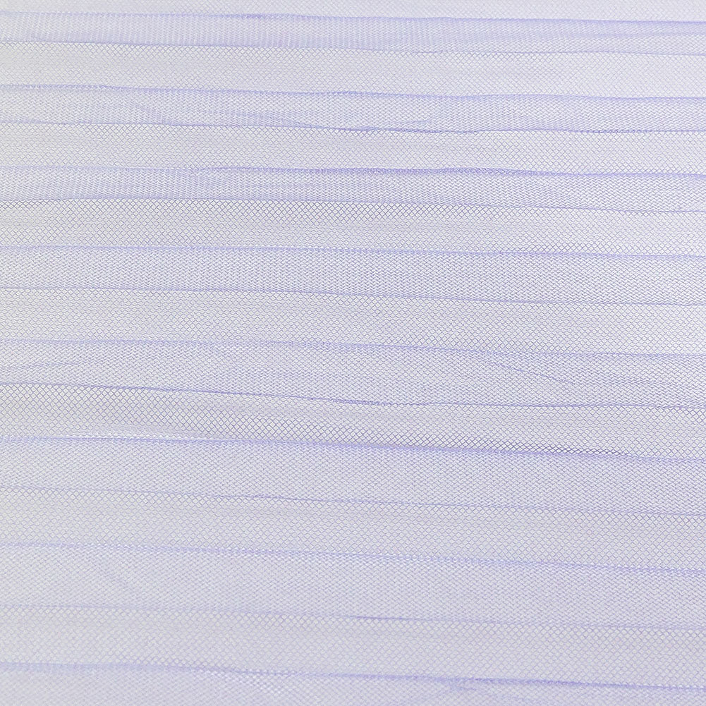 Purple, Pink and Yellow Ombre Stripes Pleated Tulle Folded