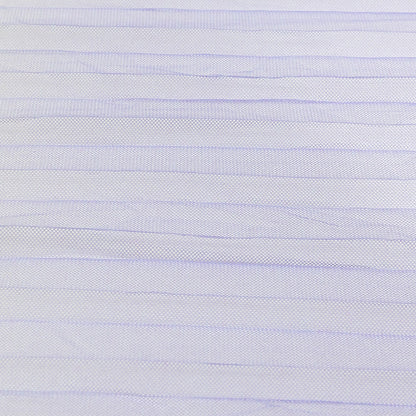 Purple, Pink and Yellow Ombre Stripes Pleated Tulle Folded