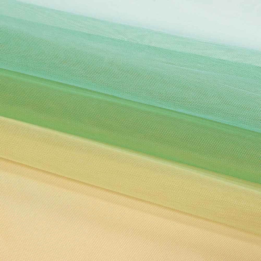 Ombre Stripes Shadow Tulle - Rainbow - Folded