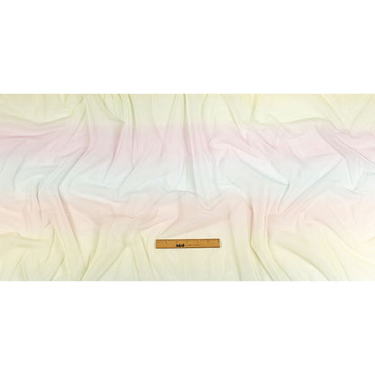 Ombre Stripes Shadow Tulle - Pastel Rainbow