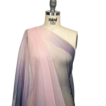 Ombre Shadow Tulle - Navy and Blush