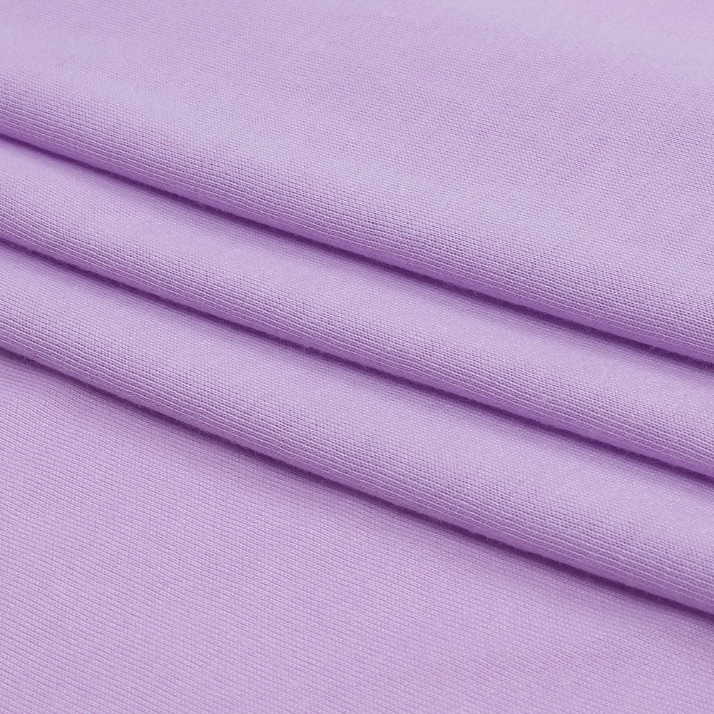 Lavender Recycled Polyester Jersey Folded