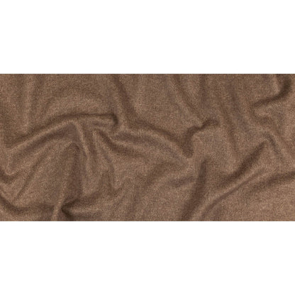 Carafe and Beige Heathered Brushed Wool Twill Double Cloth Coating Full