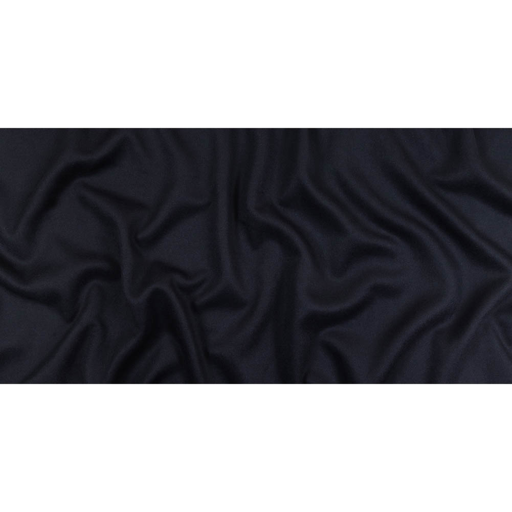 Night Sky Brushed Wool Twill Double Cloth Coating Full