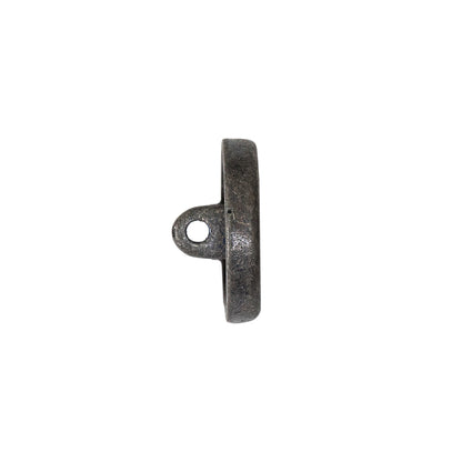 Italian Denim Geometric Shank Back Button - 28L/18mm Folded