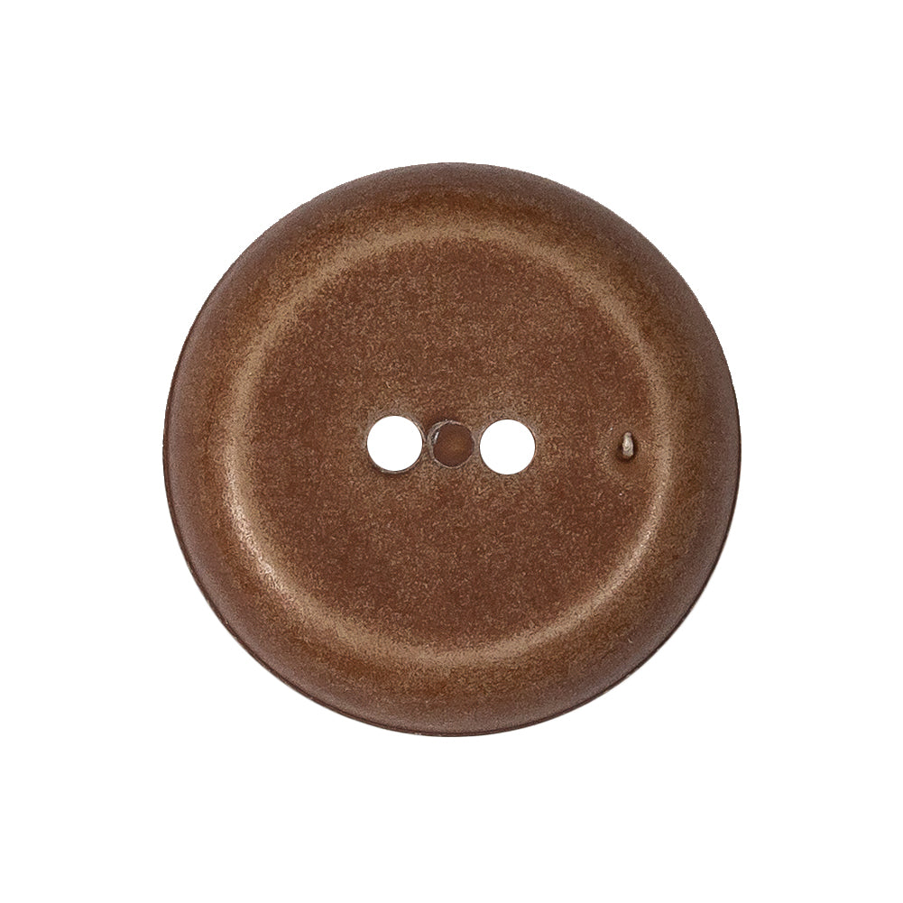 Clay Deep Well 2-Hole Plastic Button - 40L/25.5mm Detail