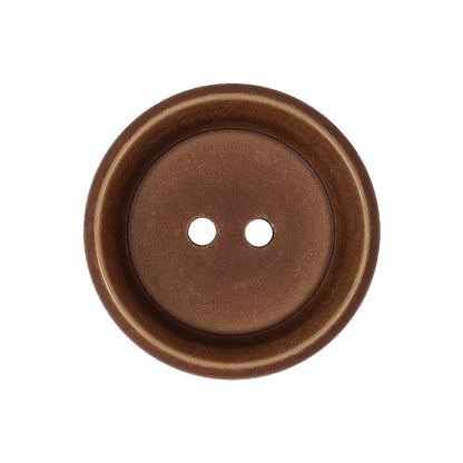 Clay Deep Well 2-Hole Plastic Button - 40L/25.5mm