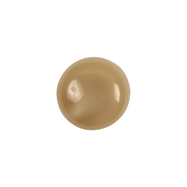 Lark and Brown Rice Swirl Half Dome Plastic Shank Back Button - 24L/15mm