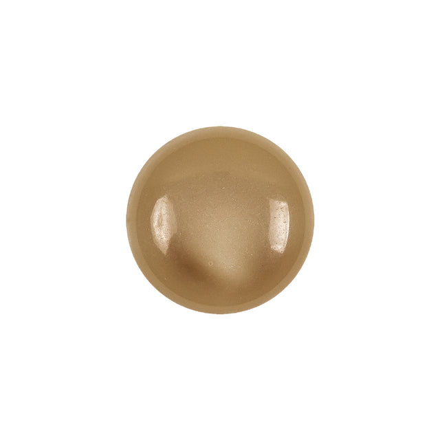 Lark and Brown Rice Swirl Half Dome Plastic Shank Back Button - 28L/18mm
