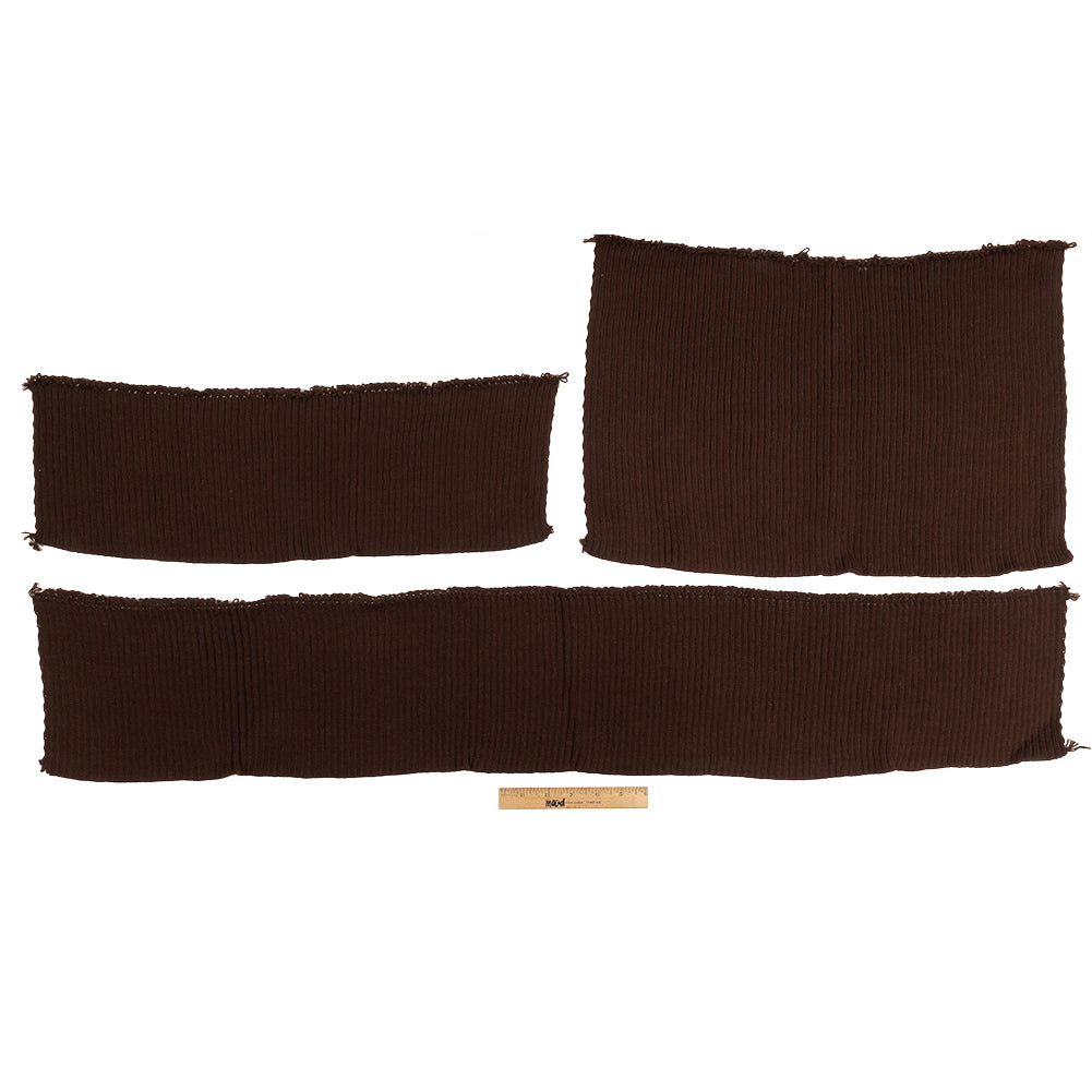 Alta Decadent Chocolate Chunky 2x2 Rib Knit Sweater Trim Bundle - 3pc - Full