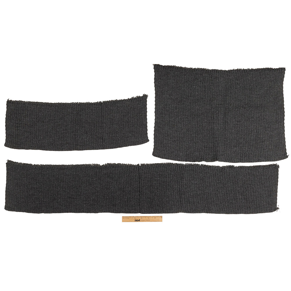 Alta Raven Chunky 2x2 Rib Knit Sweater Trim Bundle - 3pc - Full