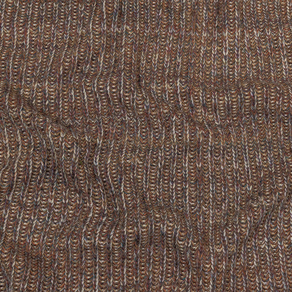 Italian Beige, Barrier Reef and White Tweedy Blended Wool Ribbed Sweater Knit