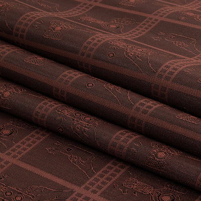 Dusty Rose Picturesque Jacquard Lining