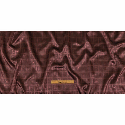 Dusty Rose Picturesque Jacquard Lining
