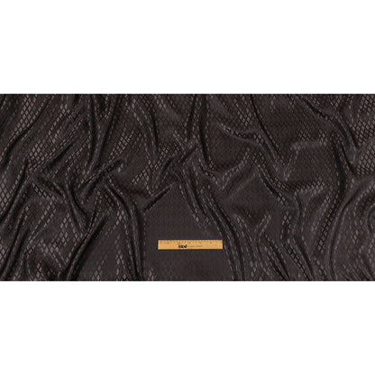 Black and Charcoal Diamonds Jacquard Lining