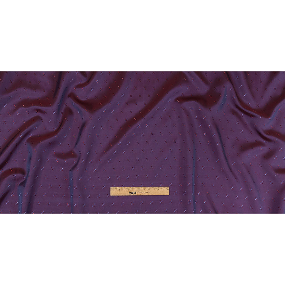 Xs Jacquard Lining - Red and Navy Bi-Color - Full