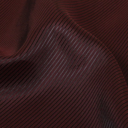 Maroon and Black Diagonal Stripes Jacquard Lining