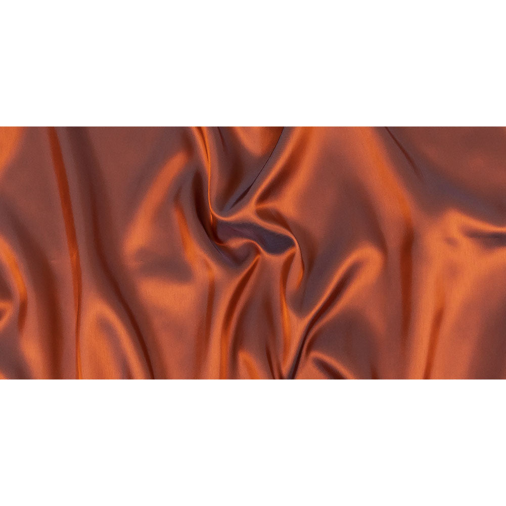 Iridescent Twill Lining - Orange and Aqua - Full