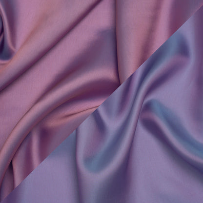 Iridescent Twill Lining - Pink and Aqua