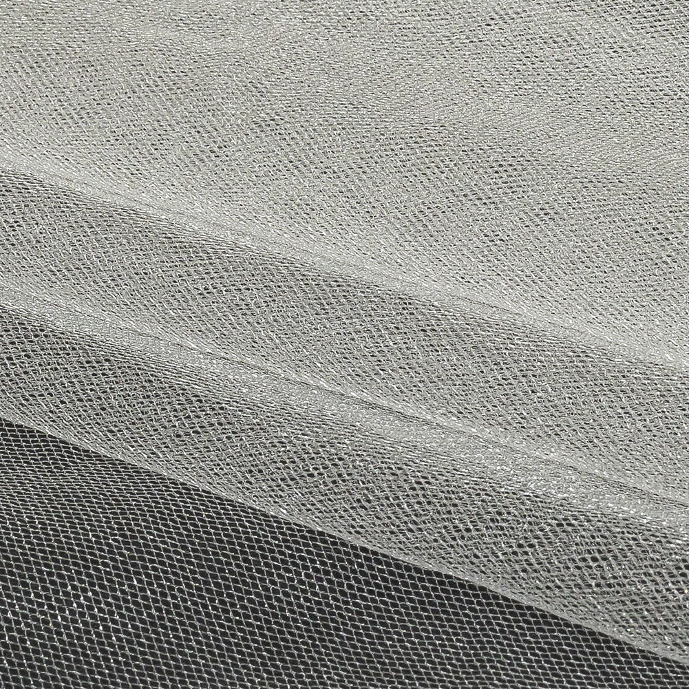 Shimmering Soft Tulle - White - Kallisto Collection - Folded