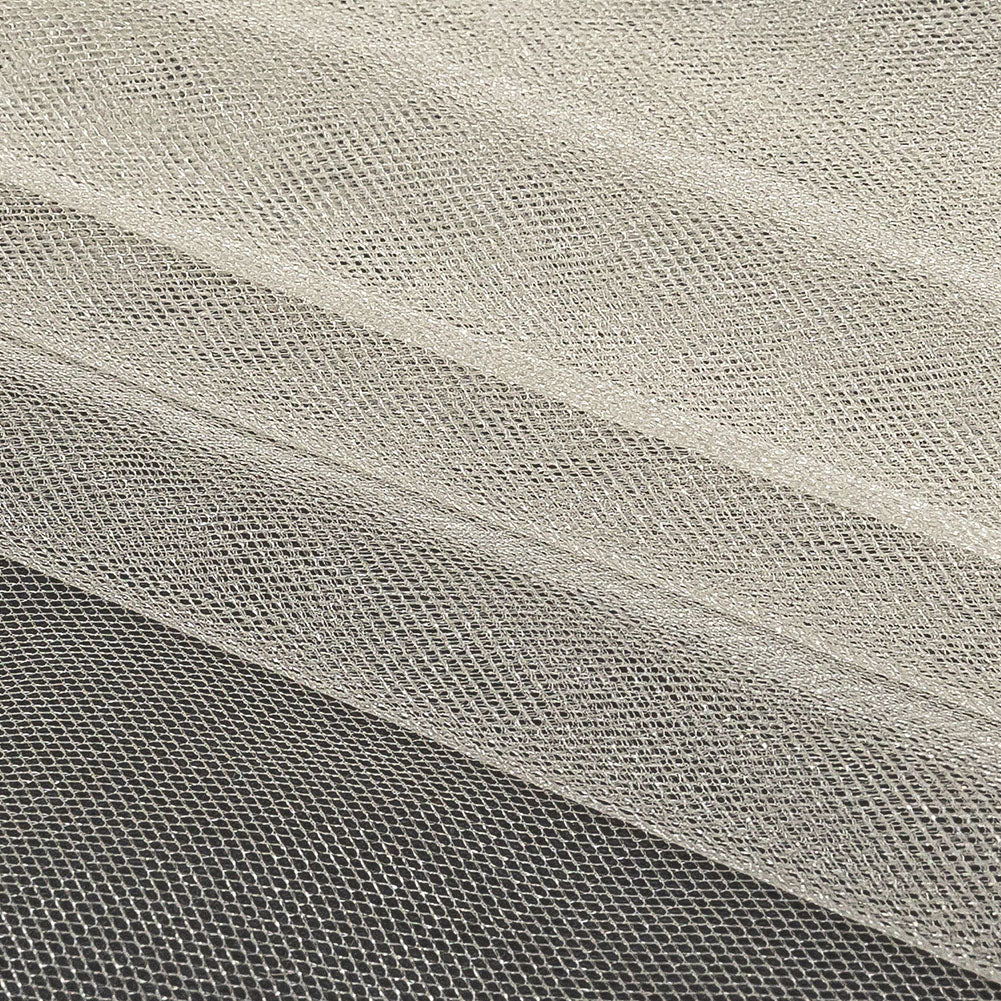 Shimmering Soft Tulle - Bone White - Kallisto Collection - Folded