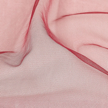 Shimmering Soft Tulle - Wine - Kallisto Collection