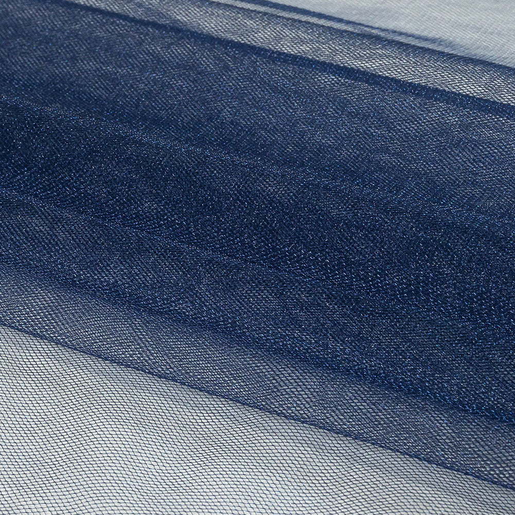 Shimmering Soft Tulle - Navy - Kallisto Collection - Folded