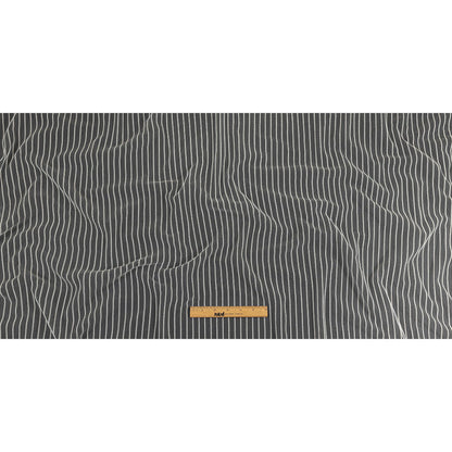 Embroidery Striped Tulle - White - Elsinore Collection