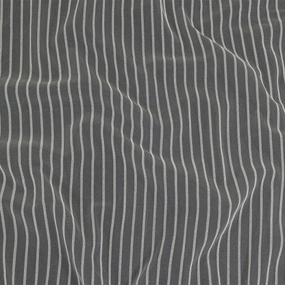 Embroidery Striped Tulle - White - Elsinore Collection