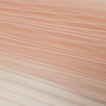 Embroidery Striped Tulle - Blush - Elsinore Collection