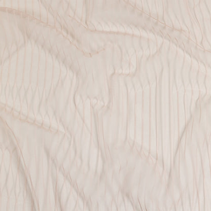 Embroidery Striped Tulle - Blush - Elsinore Collection
