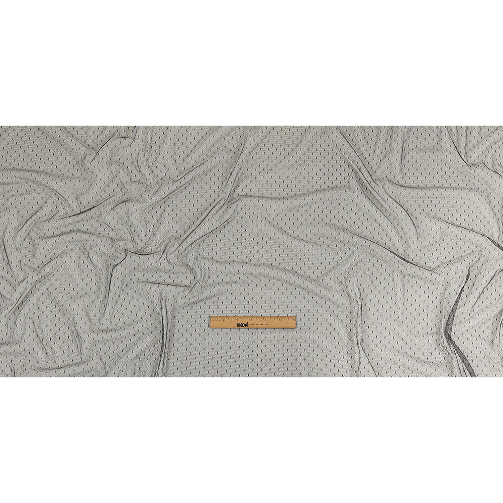 Point D'Esprit Tulle - Stretch Limo Black - Remi Collection - Full