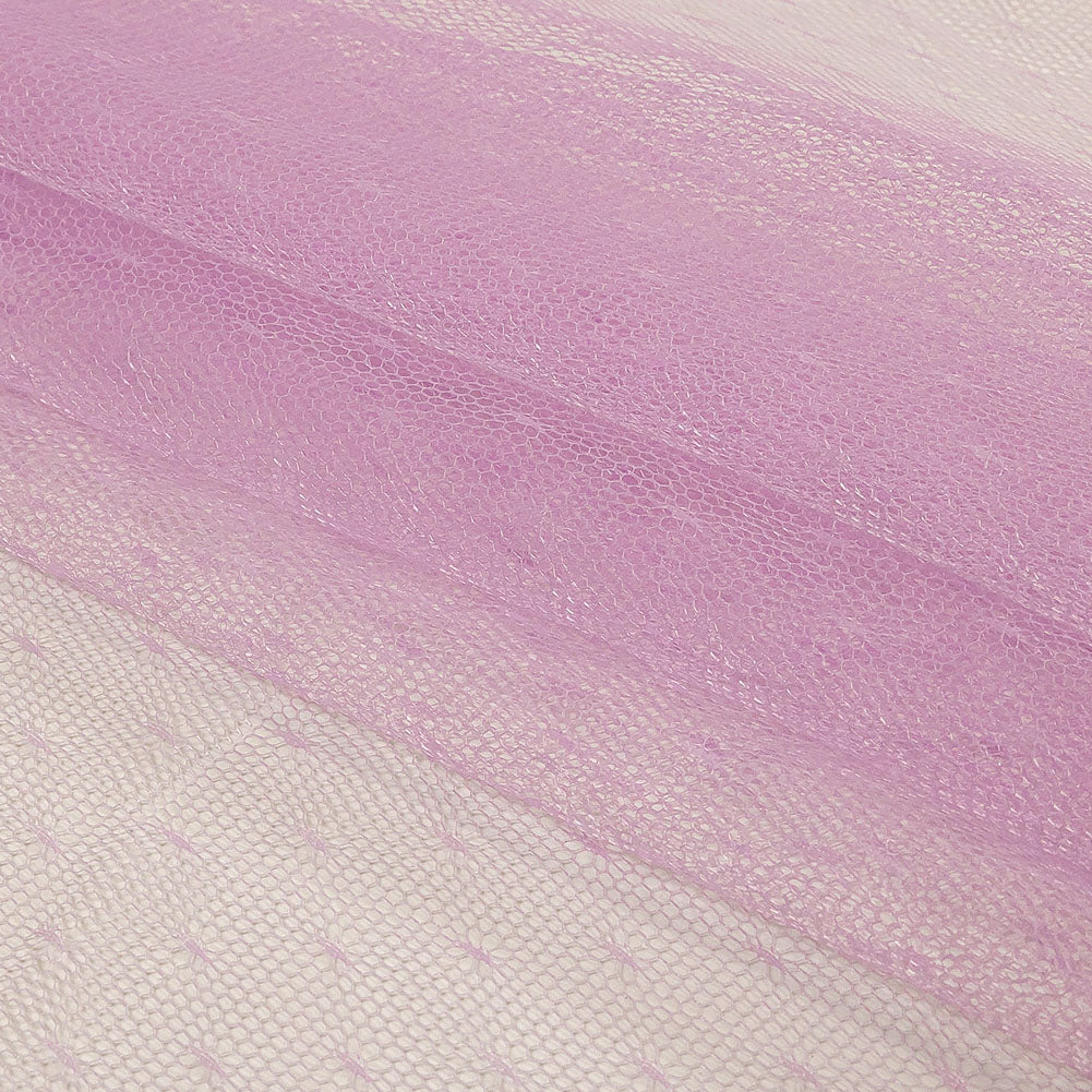 Point D'Esprit Tulle - Lilac - Remi Collection - Folded