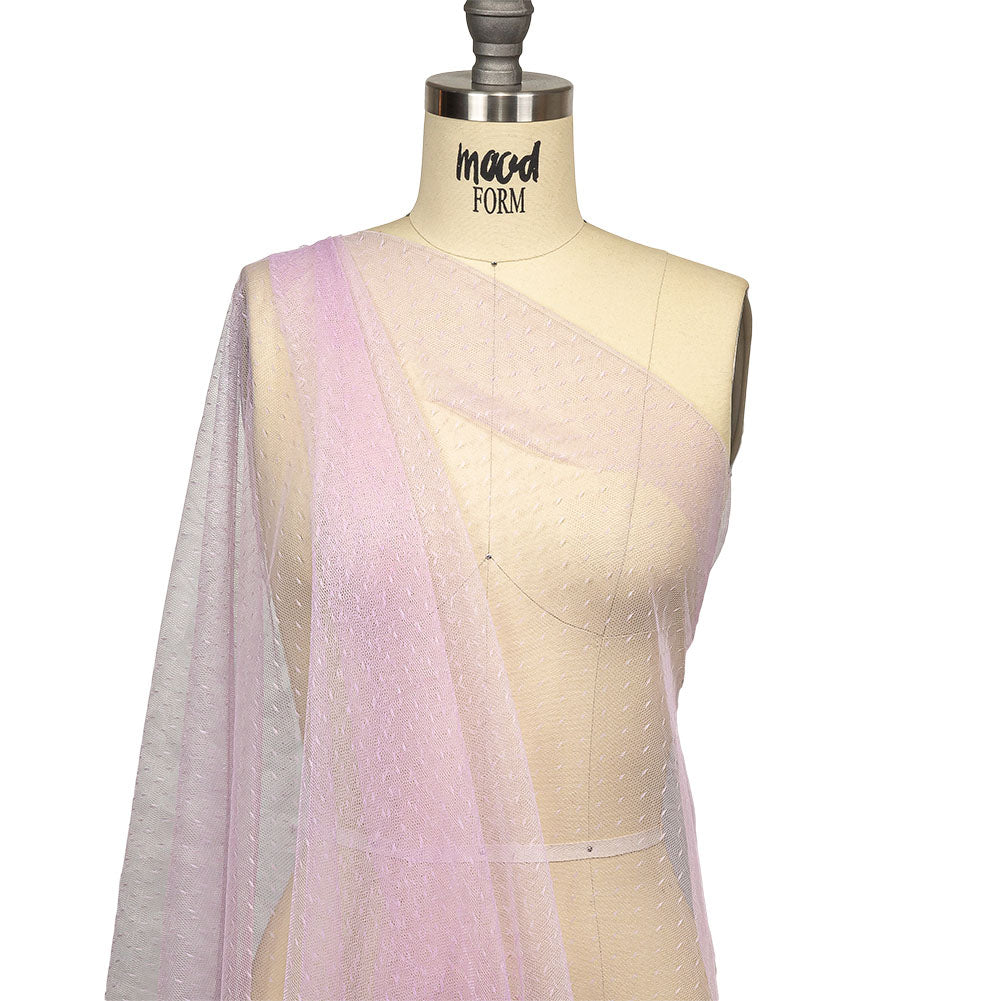 Point D'Esprit Tulle - Lilac - Remi Collection - Drape