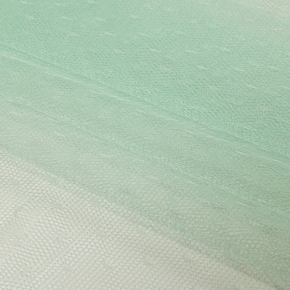 Point D'Esprit Tulle - Mint - Remi Collection - Folded