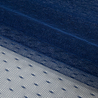 Point D'Esprit Tulle - Navy - Remi Collection