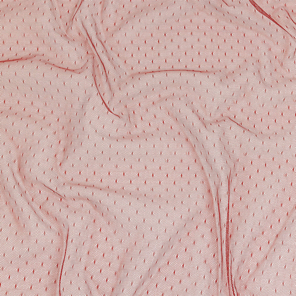 Point D'Esprit Tulle - Wine - Remi Collection