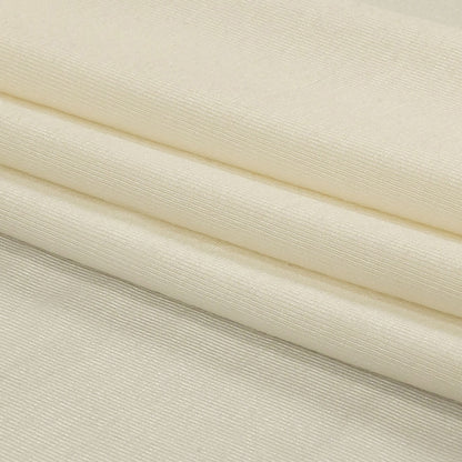 Whisper White Stretch Rayon Jersey Folded