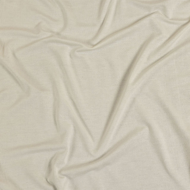 Whisper White Stretch Rayon Jersey
