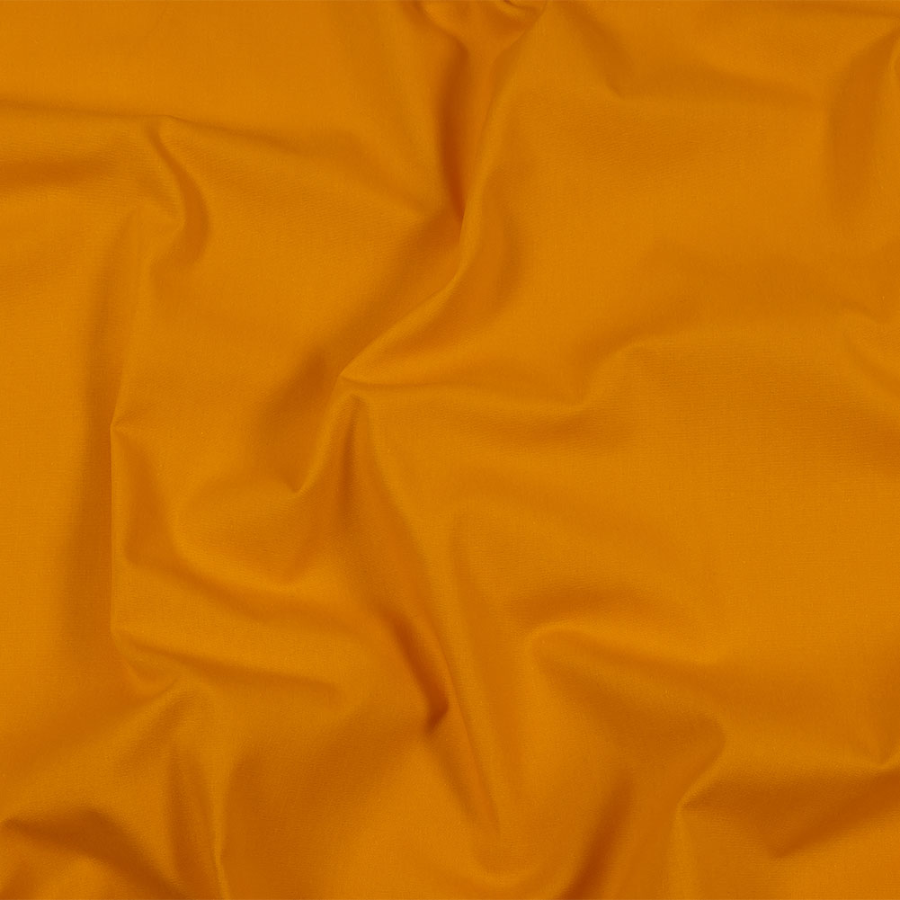 Golden Yellow Polyester and Cotton Poplin