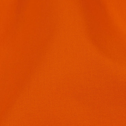 Carrot Polyester and Cotton Poplin Detail